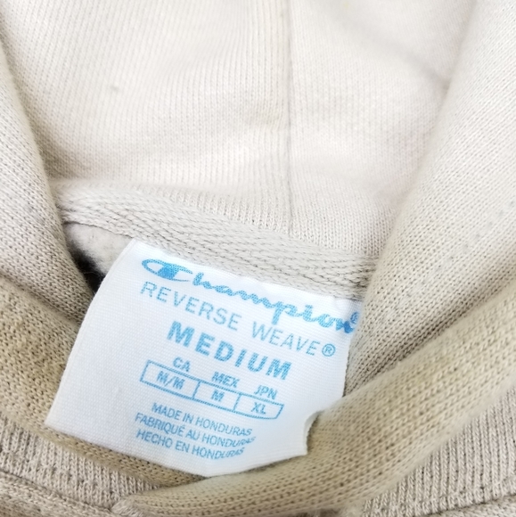 Champion Reverse Weave Tan Wheat Pullover Embroide - Picture 4 of 7